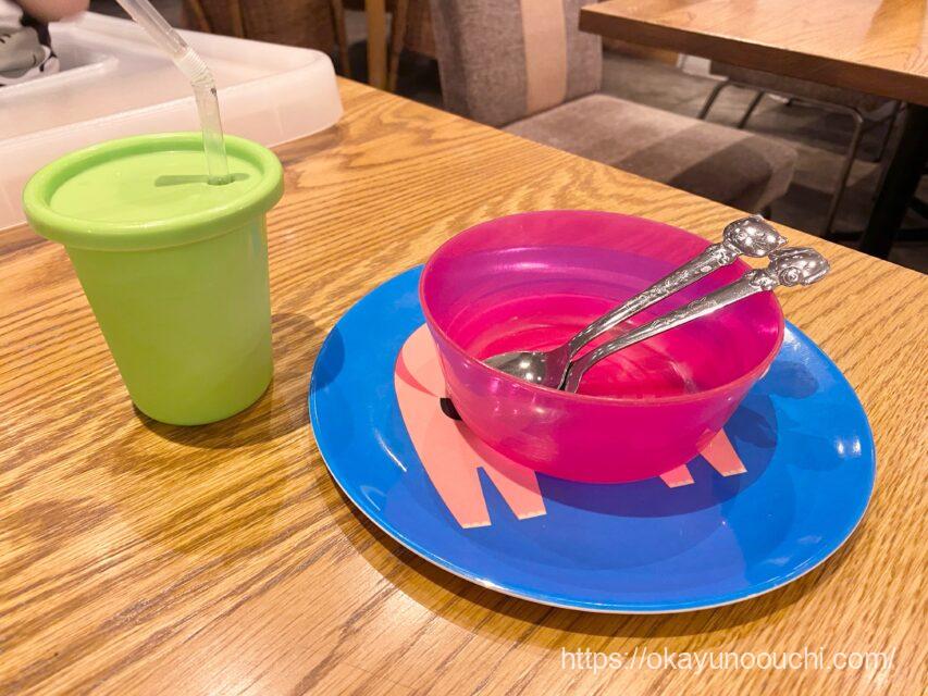 フタバフルーツパーラーの子ども用食器